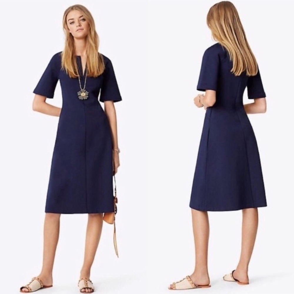 •NEW• Tory Burch Navy Jules Dress